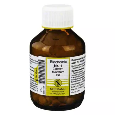 BIOCHEMIE 1 Kalsiyum floratum D 6 tablet, 400 adet
