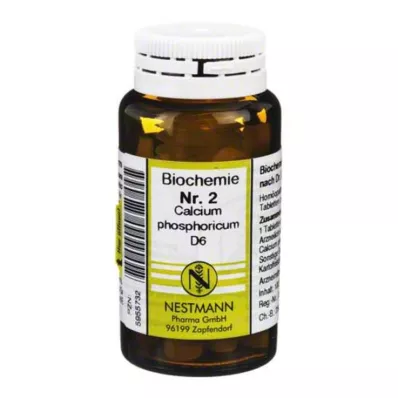 BIOCHEMIE 2 Kalsiyum fosforikum D 6 tablet, 100 adet BIOCHEMIE 2 Kalsiyum fosforikum D 6 tablet, 100 adet