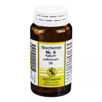 BIOCHEMIE 6 Potasyum sülfürikum D 6 tablet, 100 adet BIOCHEMIE 6 Potasyum sülfürikum D 6 tablet, 100 adet