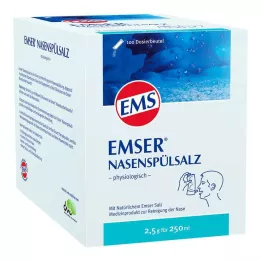 EMSER Burun çalkalama tuzu fizyolojik Btl., 100 adet