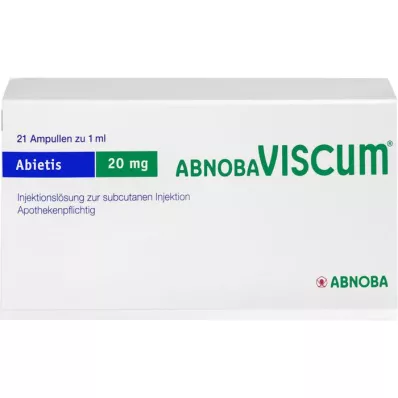 ABNOBAVISCUM Abietis 20 mg ampuller, 21 adet