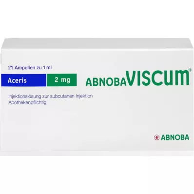 ABNOBAVISCUM Aceris 2 mg ampuller, 21 adet