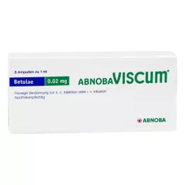 ABNOBAVISCUM Betulae 0.02 mg ampuller, 8 adet