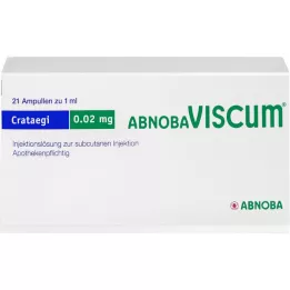 ABNOBAVISCUM Crataegi 0.02 mg ampuller, 21 adet