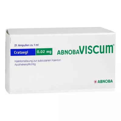Abnobaviscum Crataegi 0.02 mg ampuller (21 adet) Abnobaviscum Crataegi 0.02 mg ampuller (21 adet)