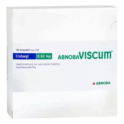 Abnobaviscum Crataegi 0.02 mg ampul (48 adet) Abnobaviscum Crataegi 0.02 mg ampul (48 adet)