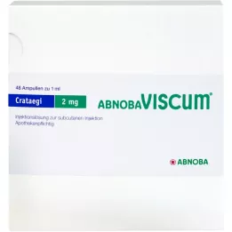 ABNOBAVISCUM Crataegi 2 mg ampuller, 48 adet