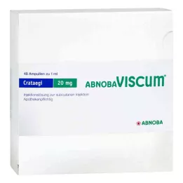 ABNOBAVISCUM Crataegi 20 mg ampuller, 48 adet