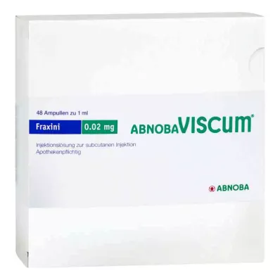 ABNOBAVISCUM Fraxini 0.02 mg ampuller, 48 adet