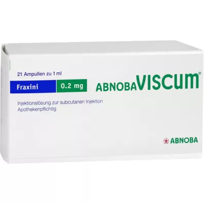 ABNOBAVISCUM Fraxini 0.2 mg ampuller, 21 adet