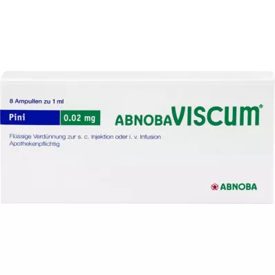 ABNOBAVISCUM Pini 0.02 mg ampuller, 8 adet