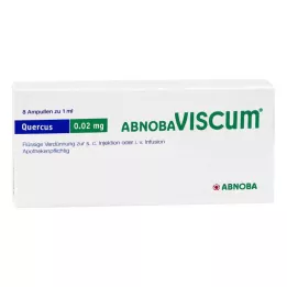 ABNOBAVISCUM Quercus 0,02 mg ampuller, 8 adet