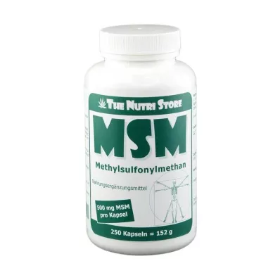 MSM 500 mg metilsülfonilmetan kapsül, 250 adet