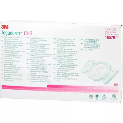 Tegaderm 3M Chg i.v.Sabitleme bandı 8,5x11,5cm 1657R, 25 adet