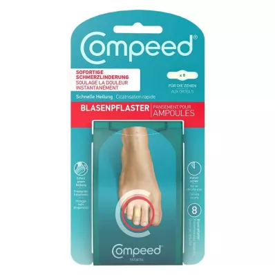 COMPEED Ayak parmaklarında kabarcık yara bandı, 8 adet COMPEED Ayak parmaklarında kabarcık yara bandı, 8 adet