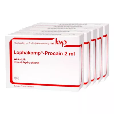 LOPHAKOMP Prokain 2 ml enjeksiyonluk çözelti, 50X2 ml LOPHAKOMP Prokain 2 ml enjeksiyonluk çözelti, 50X2 ml