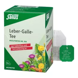 LEBER GALLE-Tea Herbal Tea No.18a Salus Filtre Mendil, 15 adet