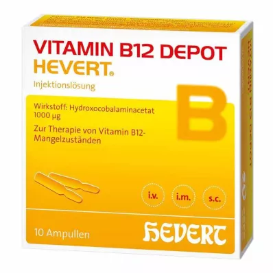 VITAMIN B12 DEPOT Hevert Ampuller, 10 adet
