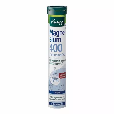 KNEIPP Magnezyum 400+C+E efervesan tablet, 15 adet