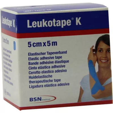 Lökotape K 5cm açık mavi, 1 adet Lökotape K 5cm açık mavi, 1 adet