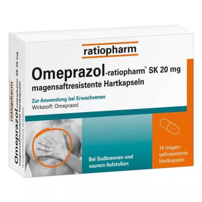 Omeprazol oran eczanesi SK 20 mg mide-dirençli sert kapsüller, 14 adet