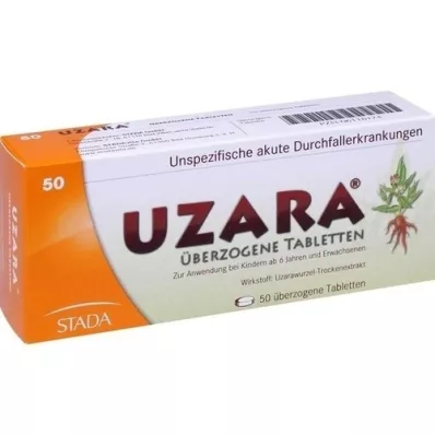 UZARA 40 mg kaplı tabletler, 50 adet