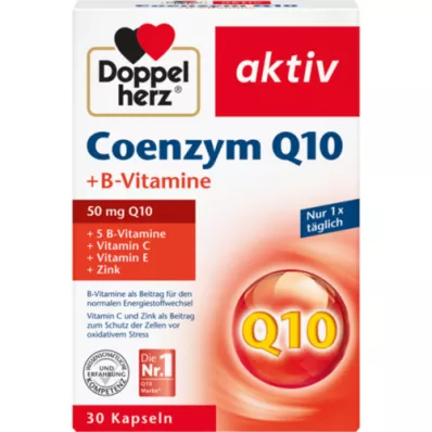 DOPPELHERZ Koenzim Q10+B vitamin kapsülleri, 30 adet