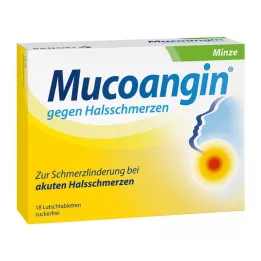 Mucoangin nane 20 mg pastiller, 18 adet