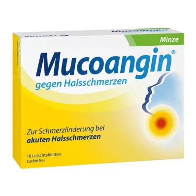 MUCOANGIN Naneli 20 mg pastil, 18 adet