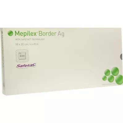 MEPILEX Border Ag köpük sargı 10x20 cm steril, 5 adet