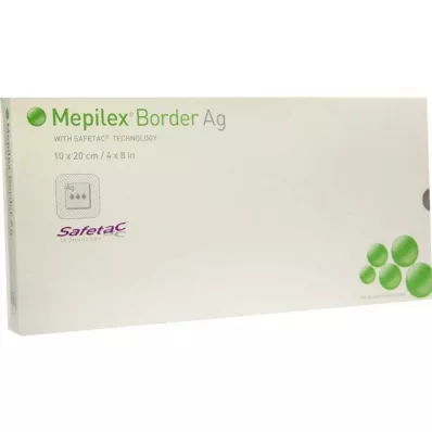 Mepilex Bordür Ag bandajı 10x20cm, 5 adet Mepilex Bordür Ag bandajı 10x20cm, 5 adet