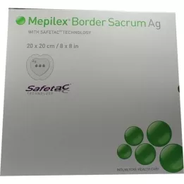 MEPILEX Border Sacrum Ag köpük pansuman, 20x20 cm steril, 5 adet