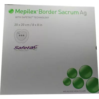 Mepilex Border Sacrum Ag bandaj 20x20cm, 5 adet Mepilex Border Sacrum Ag bandaj 20x20cm, 5 adet