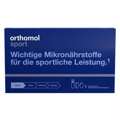 ORTHOMOL Spor İçme Şişesi/Tablet/Kapsül Kombo, 7 adet