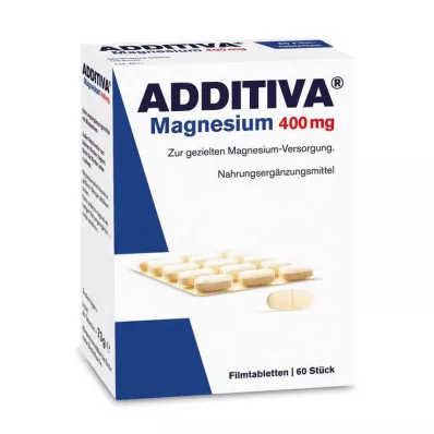 ADDITIVA Magnezyum 400 mg film kaplı tablet, 60 adet ADDITIVA Magnezyum 400 mg film kaplı tablet, 60 adet