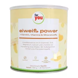 FOR YOU eiweiß power vanilya tozu, 750 g