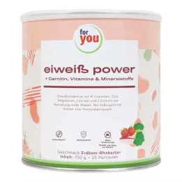 FOR YOU eiweiß power çilek tozu, 750 g