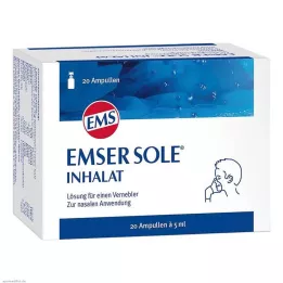EMSER Nebülizör için tuzlu su inhalasyon solüsyonu, 20 adet