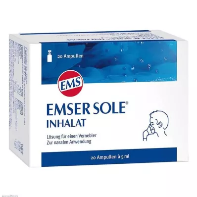 EMSER Nebülizör için tuzlu su inhalasyon solüsyonu, 20 adet