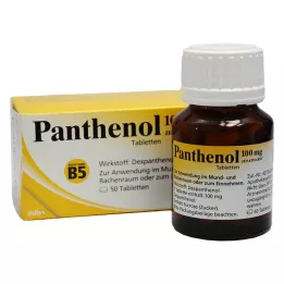 PANTHENOL 100 mg Jenapharm tablet, 50 adet