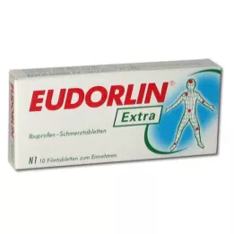 EUDORLIN ekstra İbuprofen ağrı tabletleri, 10 adet