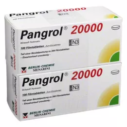 PANGROL 20.000 enterik kaplı tablet, 200 adet