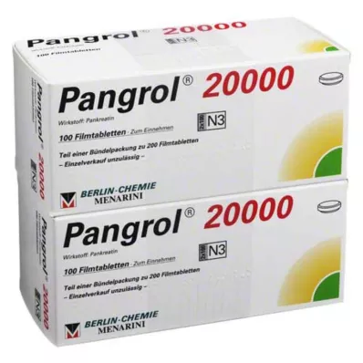 PANGROL 20.000 enterik kaplı tablet, 200 adet