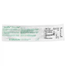 VASOFIX Kahverengi iğne 18 G 33 mm yeşil/beyaz, 1 adet