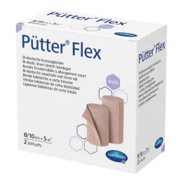 PÜTTER Flex Duo Bandaj 8/10 cmx5 m, 2 adet