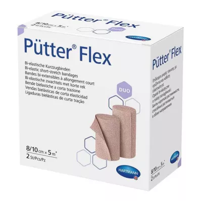 Pütterflex Duo bandaj 8 cm / 10 cm x 5 m, 2 adet Pütterflex Duo bandaj 8 cm / 10 cm x 5 m, 2 adet