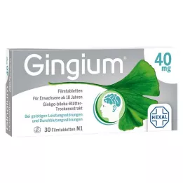 GINGIUM Film kaplı tabletler, 30 adet