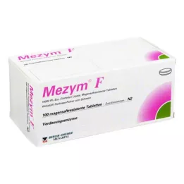 MEZYM F enterik kaplı tabletler, 100 adet