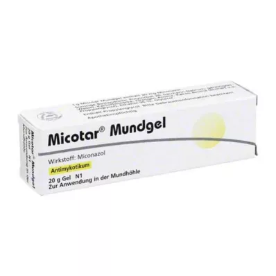 Micotar ağız jeli, 20 gr Micotar ağız jeli, 20 gr
