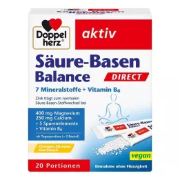 DOPPELHERZ Asit-Baz Dengesi DIRECT Peletler, 20 adet